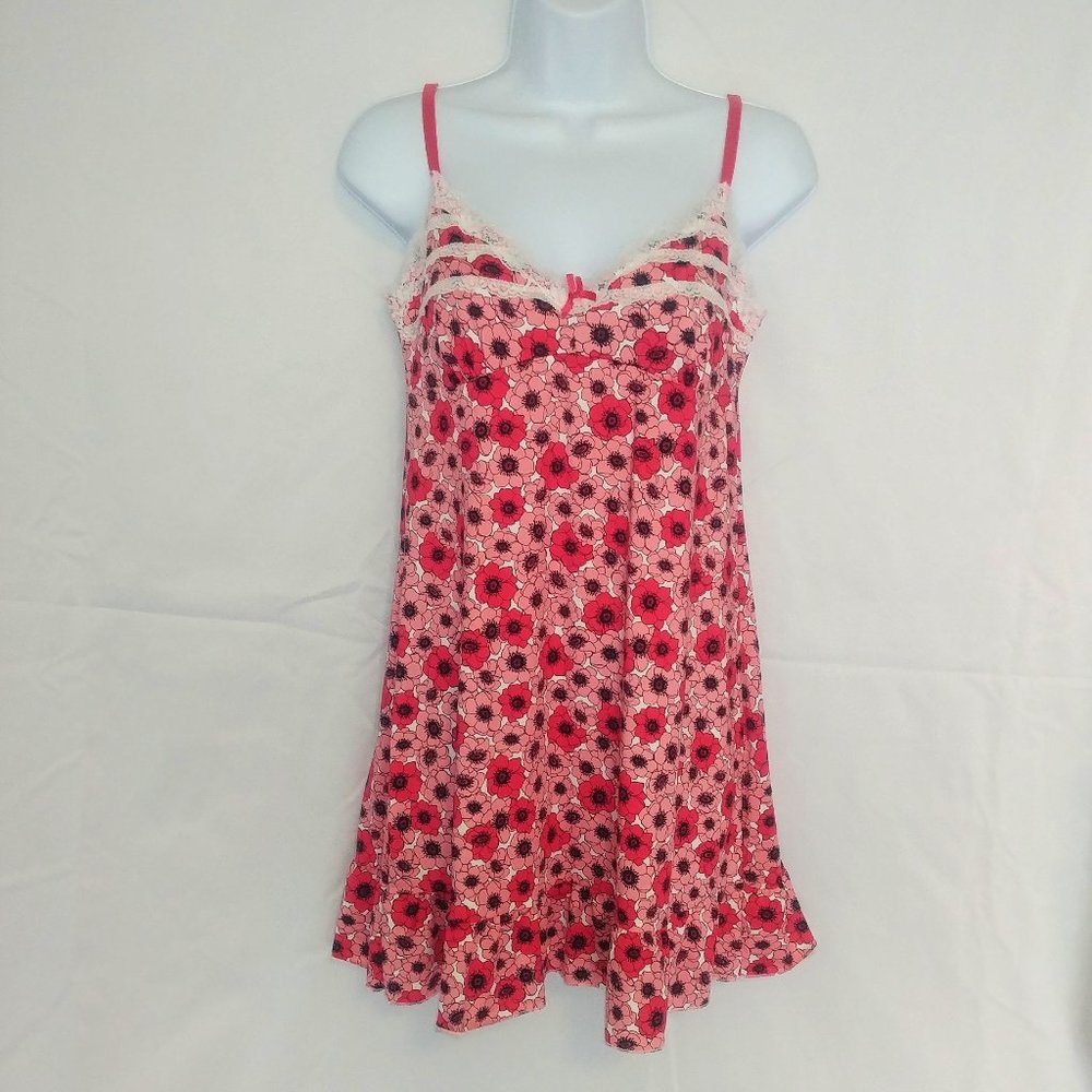 Marilyn Monroe Pink Pansy Chemise Sleepwear